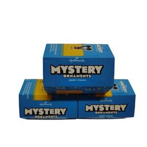 Hallmark Disney Mickey and Friends Mystery Ornaments Set Of 3 Blind Boxes